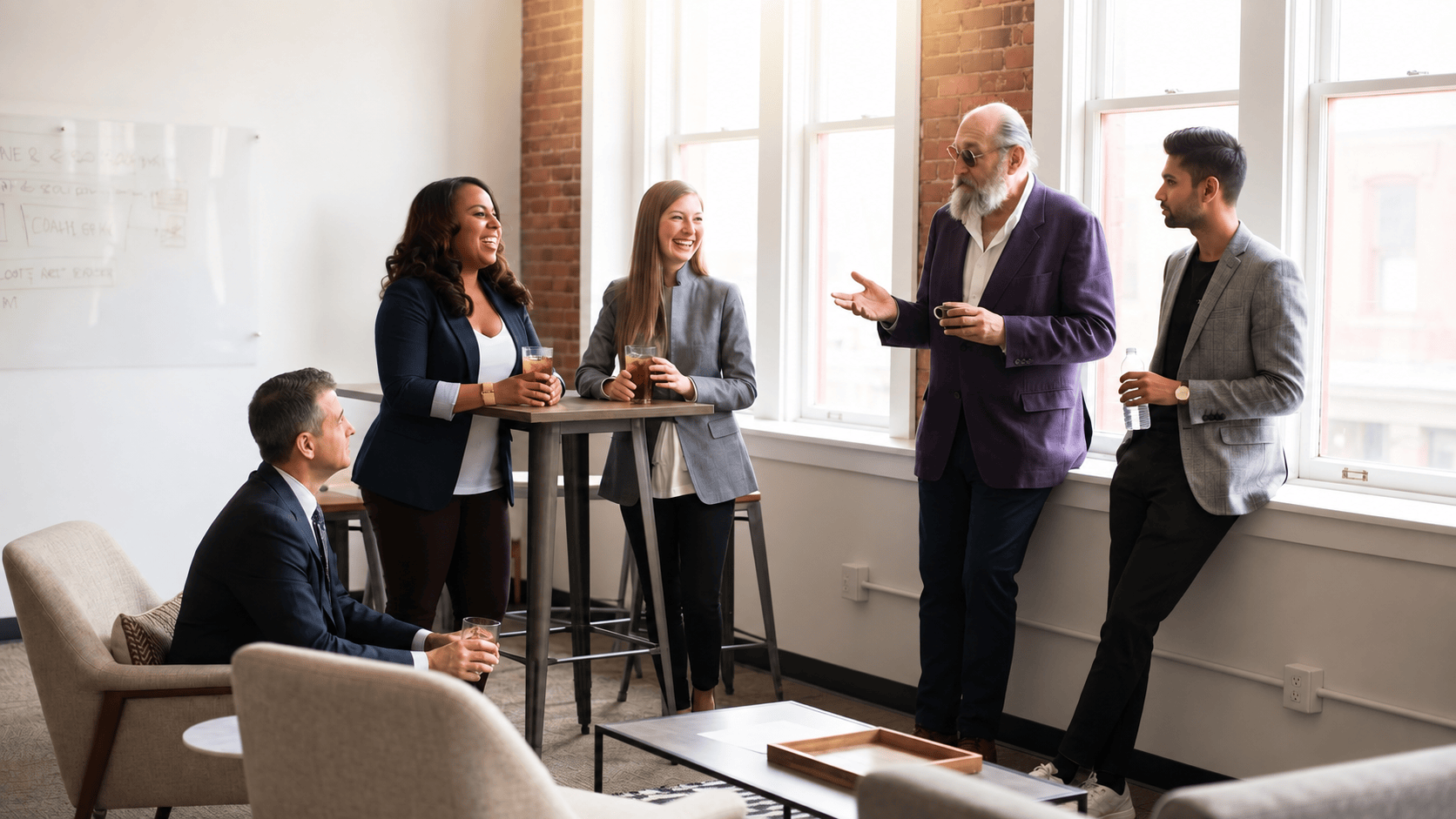 Chief executives in a confidential peer conversation