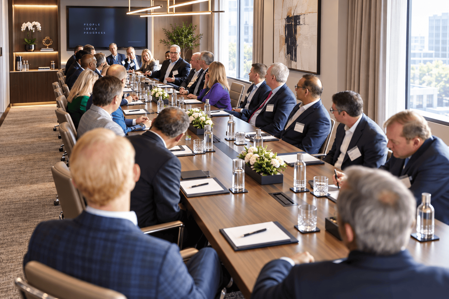 Operating executives working through a scaling decision