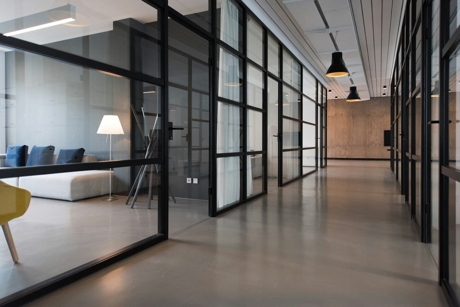 A calm modern place for executive conversation
